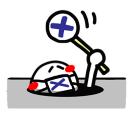 Person in a tunnel (reaction). sticker #14170234