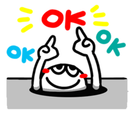 Person in a tunnel (reaction). sticker #14170236