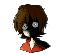 Three cheerful Parker people sticker #14170429