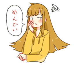 Three cheerful Parker people sticker #14170447