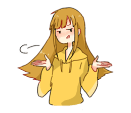 Three cheerful Parker people sticker #14170452