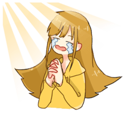 Three cheerful Parker people sticker #14170455