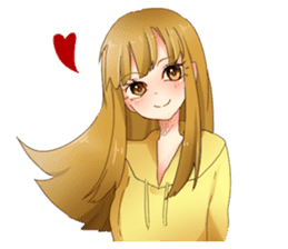 Three cheerful Parker people sticker #14170457