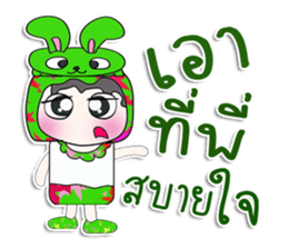 ..Mr. Takashi and rabbit.. sticker #14170802