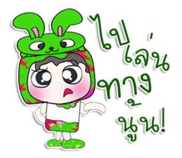 ..Mr. Takashi and rabbit.. sticker #14170807