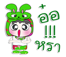 ..Mr. Takashi and rabbit.. sticker #14170813