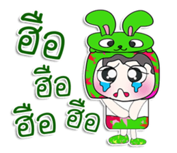 ..Mr. Takashi and rabbit.. sticker #14170814