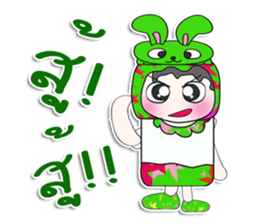 ..Mr. Takashi and rabbit.. sticker #14170816