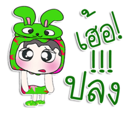 ..Mr. Takashi and rabbit.. sticker #14170818