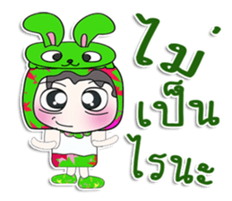 ..Mr. Takashi and rabbit.. sticker #14170820