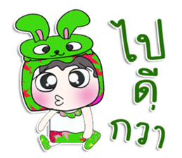 ..Mr. Takashi and rabbit.. sticker #14170821