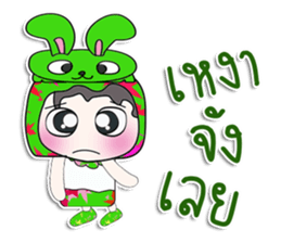 ..Mr. Takashi and rabbit.. sticker #14170822