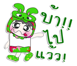 ..Mr. Takashi and rabbit.. sticker #14170825