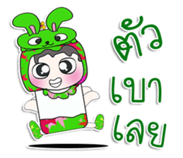 ..Mr. Takashi and rabbit.. sticker #14170826