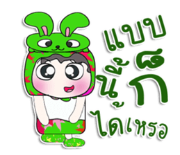 ..Mr. Takashi and rabbit.. sticker #14170828