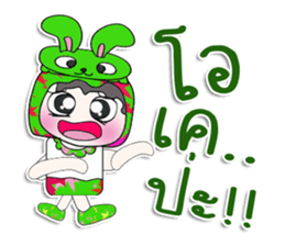 ..Mr. Takashi and rabbit.. sticker #14170829