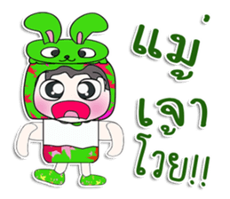 ..Mr. Takashi and rabbit.. sticker #14170830