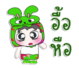 ..Mr. Takashi and rabbit.. sticker #14170832