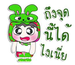 ..Mr. Takashi and rabbit.. sticker #14170835