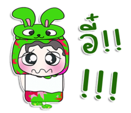 ..Mr. Takashi and rabbit.. sticker #14170836