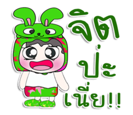 ..Mr. Takashi and rabbit.. sticker #14170837