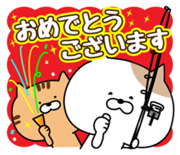Cat to the fishing no.3 sticker #14170901