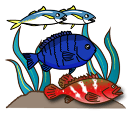 Cat to the fishing no.3 sticker #14170910