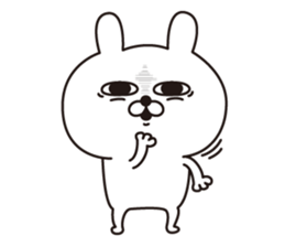 Rabbit laugh(Overseas edition) sticker #14170998