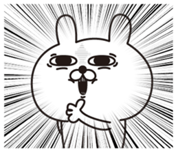 Rabbit laugh(Overseas edition) sticker #14171006