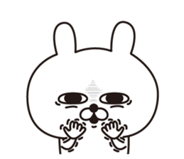 Rabbit laugh(Overseas edition) sticker #14171010