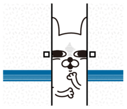 Rabbit laugh(Overseas edition) sticker #14171015
