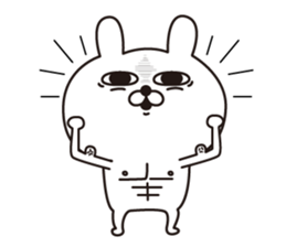 Rabbit laugh(Overseas edition) sticker #14171018