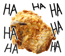 This is fried chicken sticker #14171301