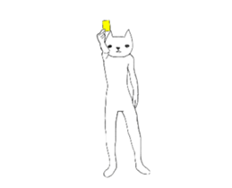 Annoying cat moving sticker sticker #14171341