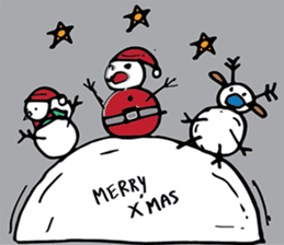 Merry Christmas with Snowy and Friends sticker #14171548