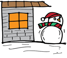 Merry Christmas with Snowy and Friends sticker #14171549