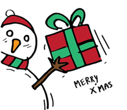 Merry Christmas with Snowy and Friends sticker #14171552
