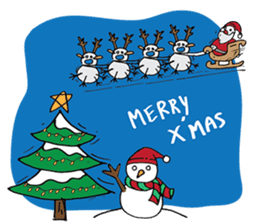 Merry Christmas with Snowy and Friends sticker #14171573