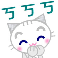 Little Tabby Cat sticker #14172218