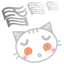 Little Tabby Cat sticker #14172224