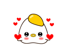 chick? Fried egg? sticker #14172231