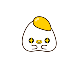 chick? Fried egg? sticker #14172232
