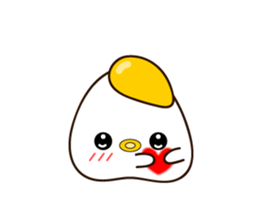chick? Fried egg? sticker #14172234