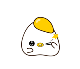 chick? Fried egg? sticker #14172237