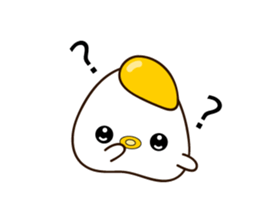 chick? Fried egg? sticker #14172238