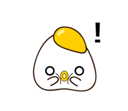 chick? Fried egg? sticker #14172239