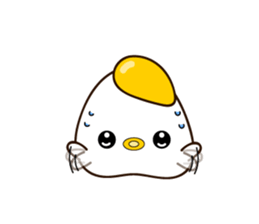 chick? Fried egg? sticker #14172240