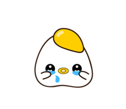 chick? Fried egg? sticker #14172241