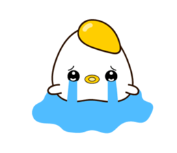 chick? Fried egg? sticker #14172242