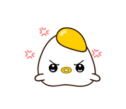 chick? Fried egg? sticker #14172245